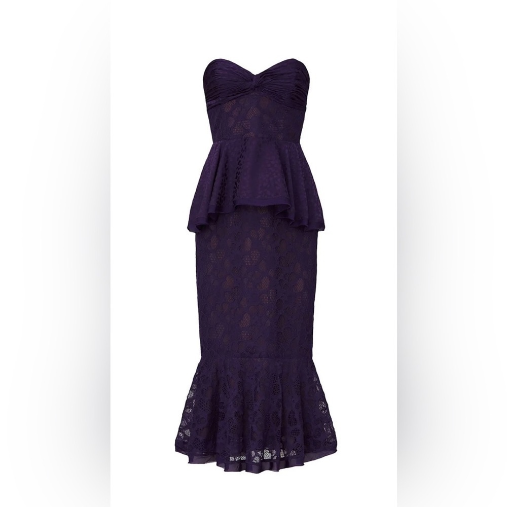 GUC Flor et.al- Strapless Lace Ashley Dress. Size 2